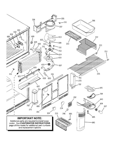 Freezer section