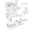 GE GTS18XCMFRCC cabinet diagram