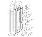 GE PSI23SGNAFBS fresh food door diagram