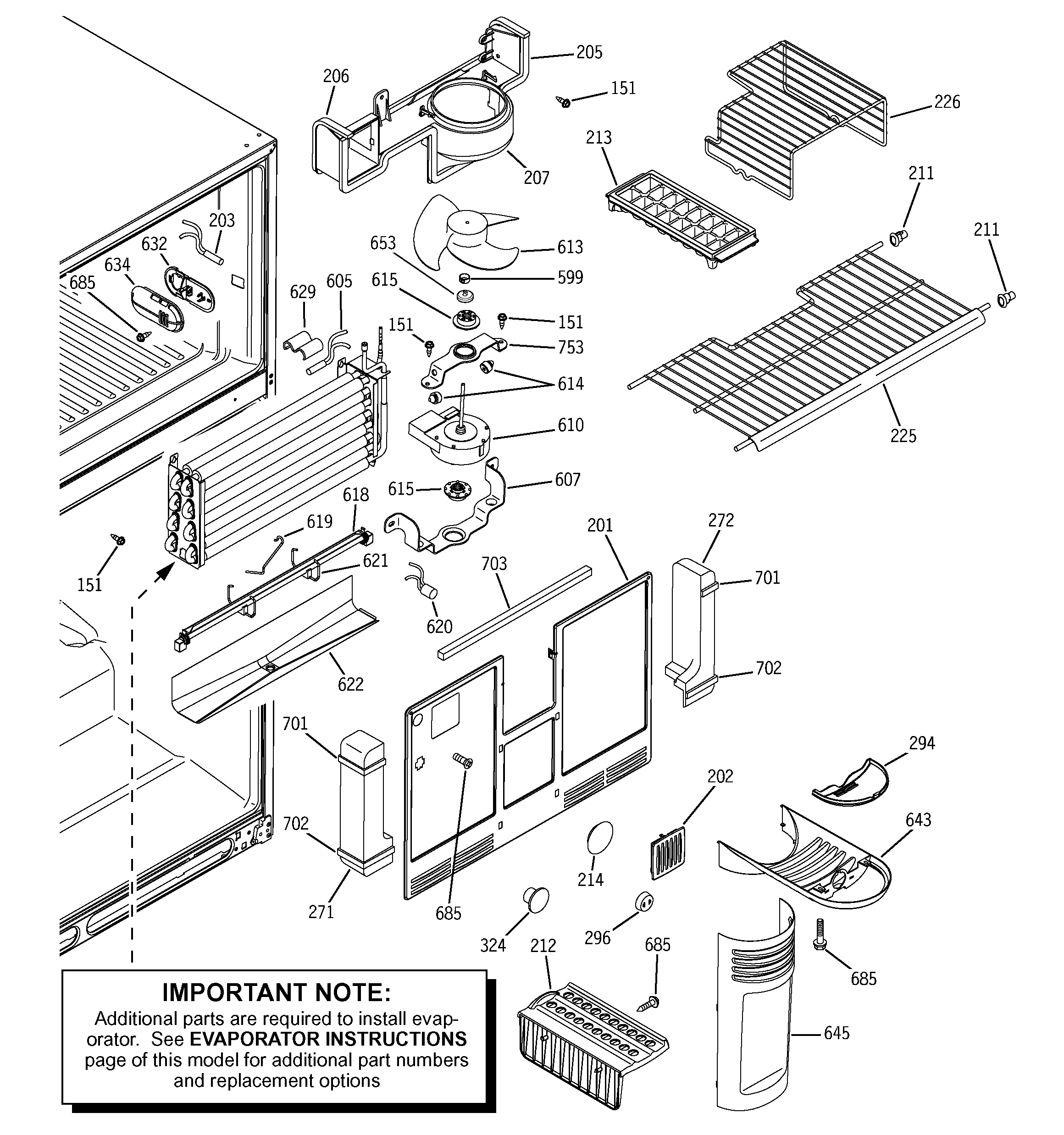 Freezer section