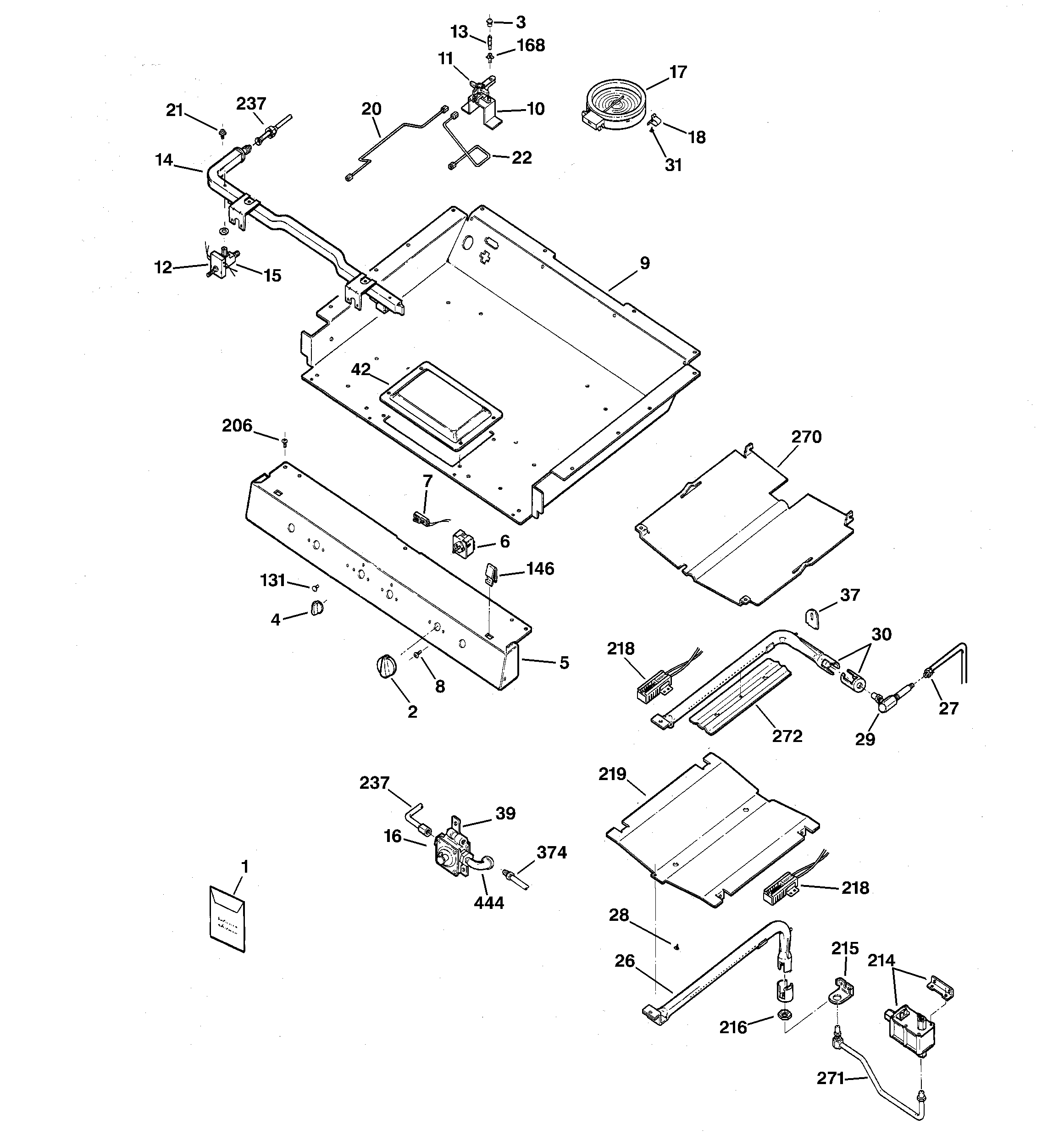 Gas & burner parts