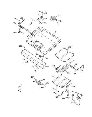Gas & burner parts