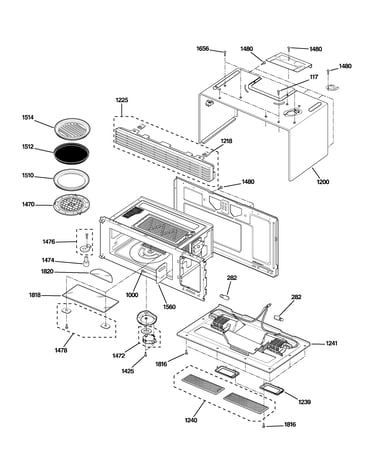 Oven cavity parts