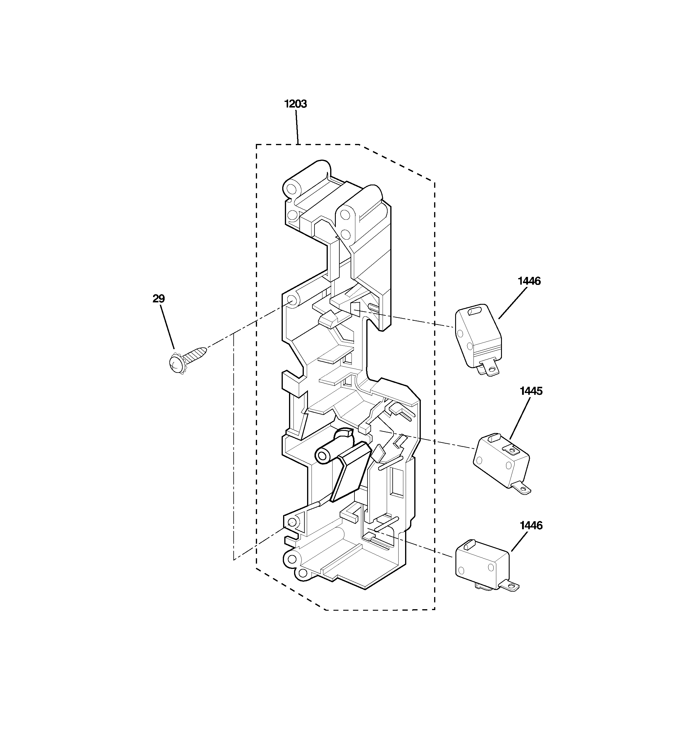 LATCH BOARD PARTS