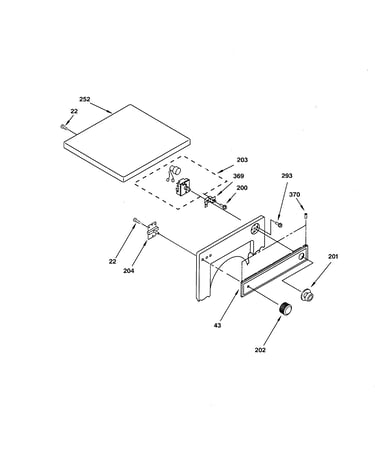 Top & control panel parts