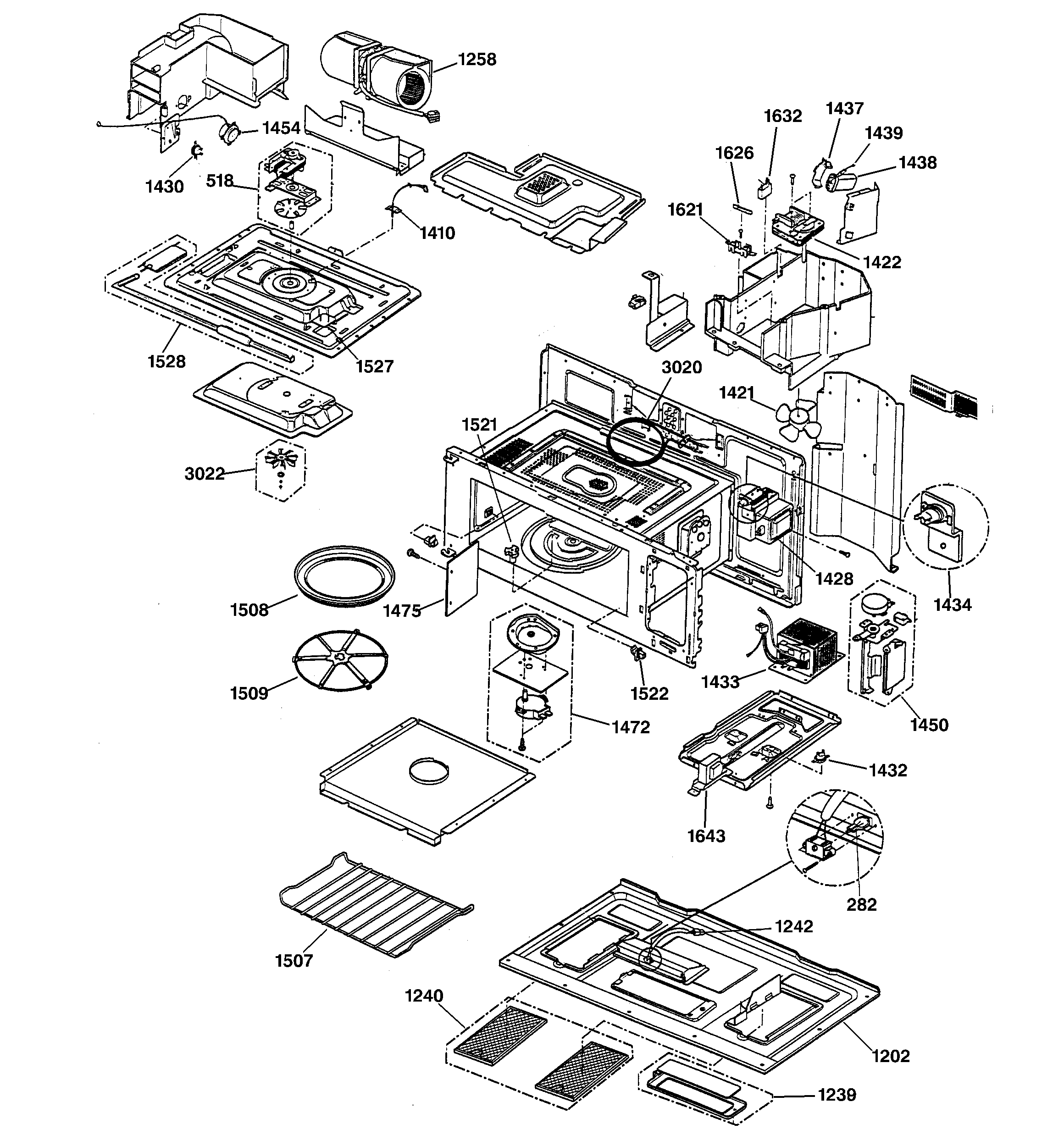 Unit parts & base
