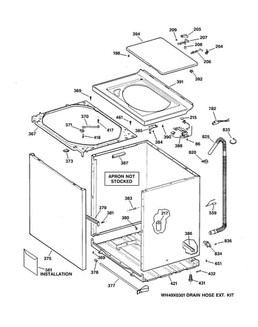 Cabinet, cover & front panel