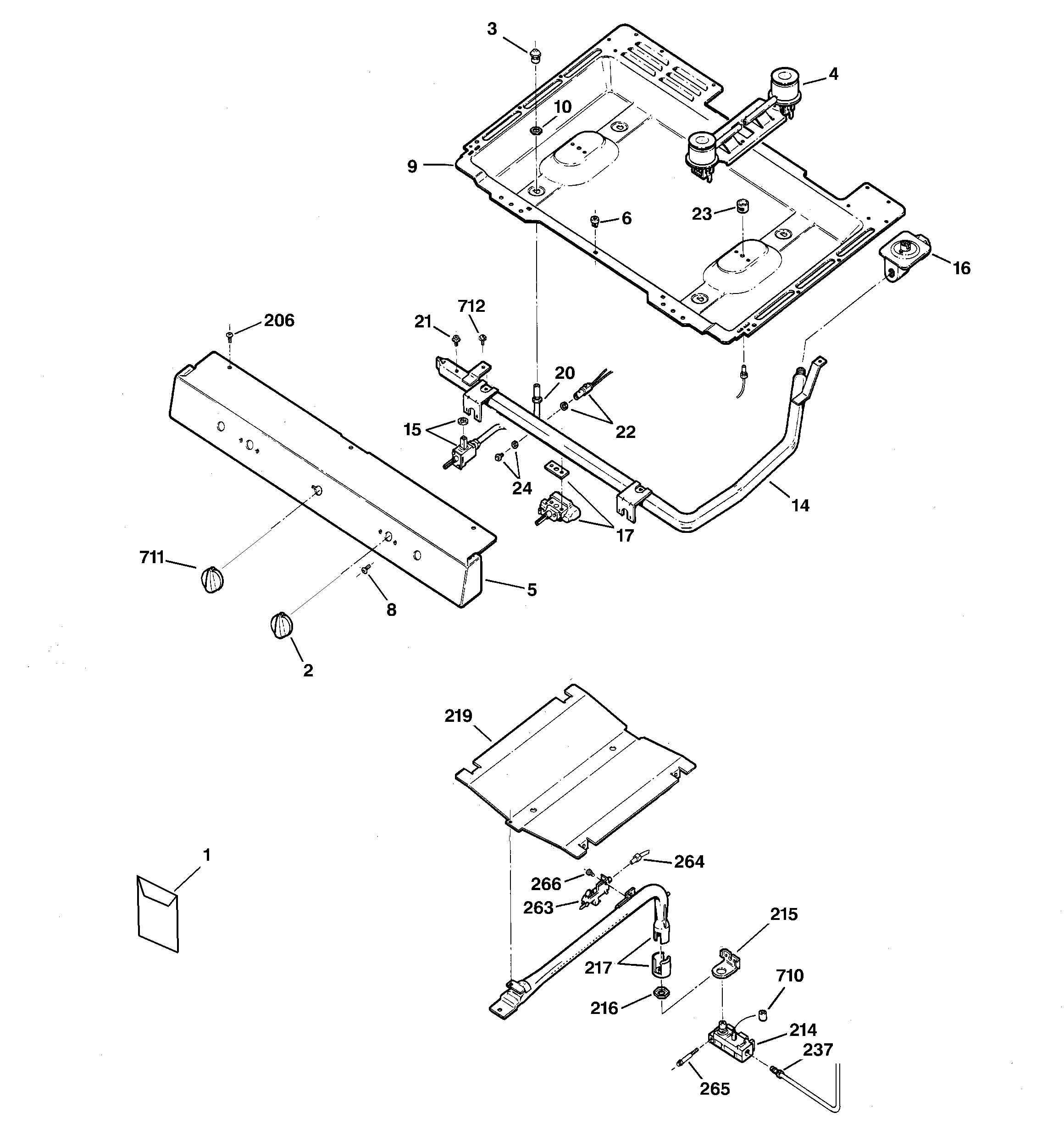 Gas & burner parts