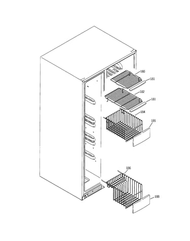 Freezer shelves