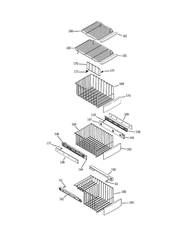 Freezer shelves