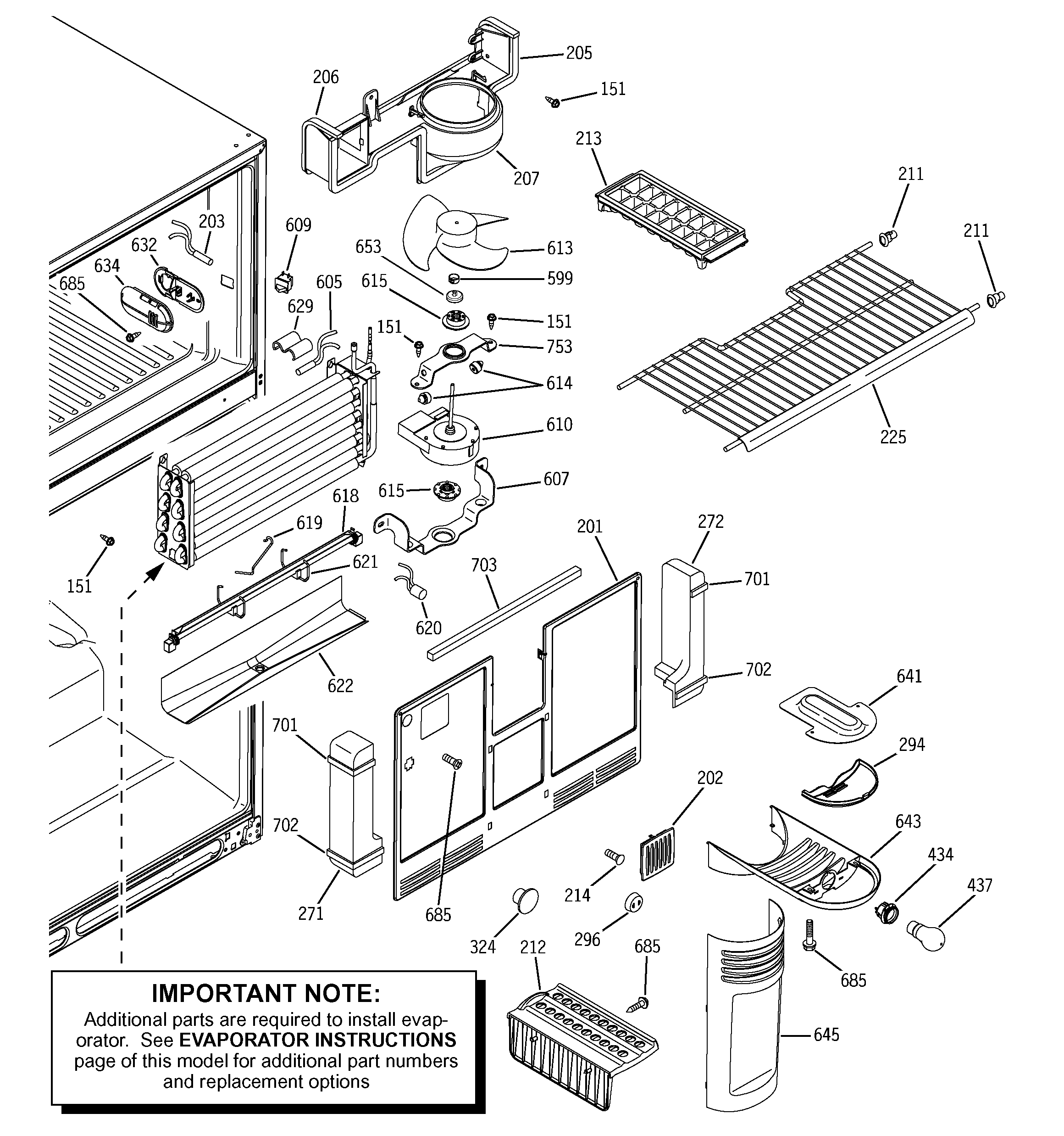 Freezer section