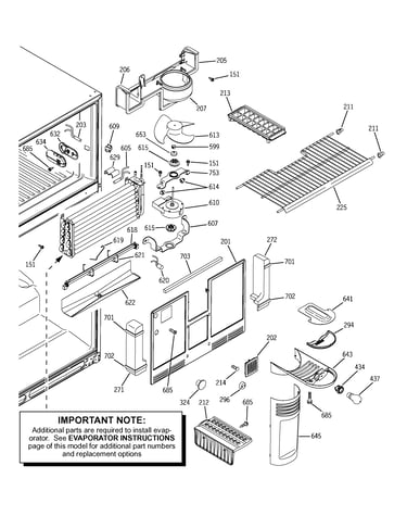 Freezer section
