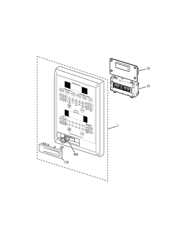 Microwave control panel