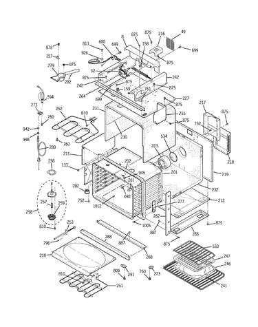 Body with microwave support