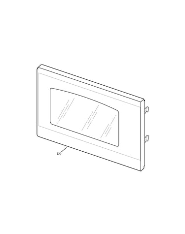 Microwave door