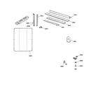 GE AJES06LSAM1 mounting parts & frame diagram