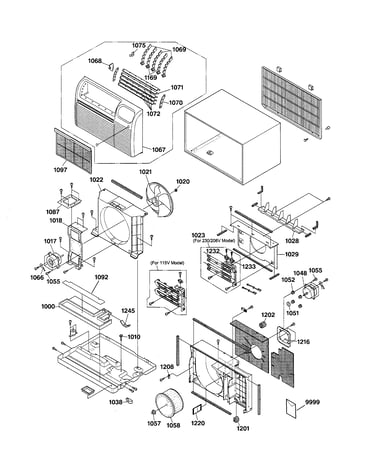 Cabinet & components
