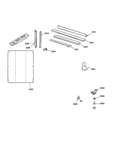 Mounting parts & frame