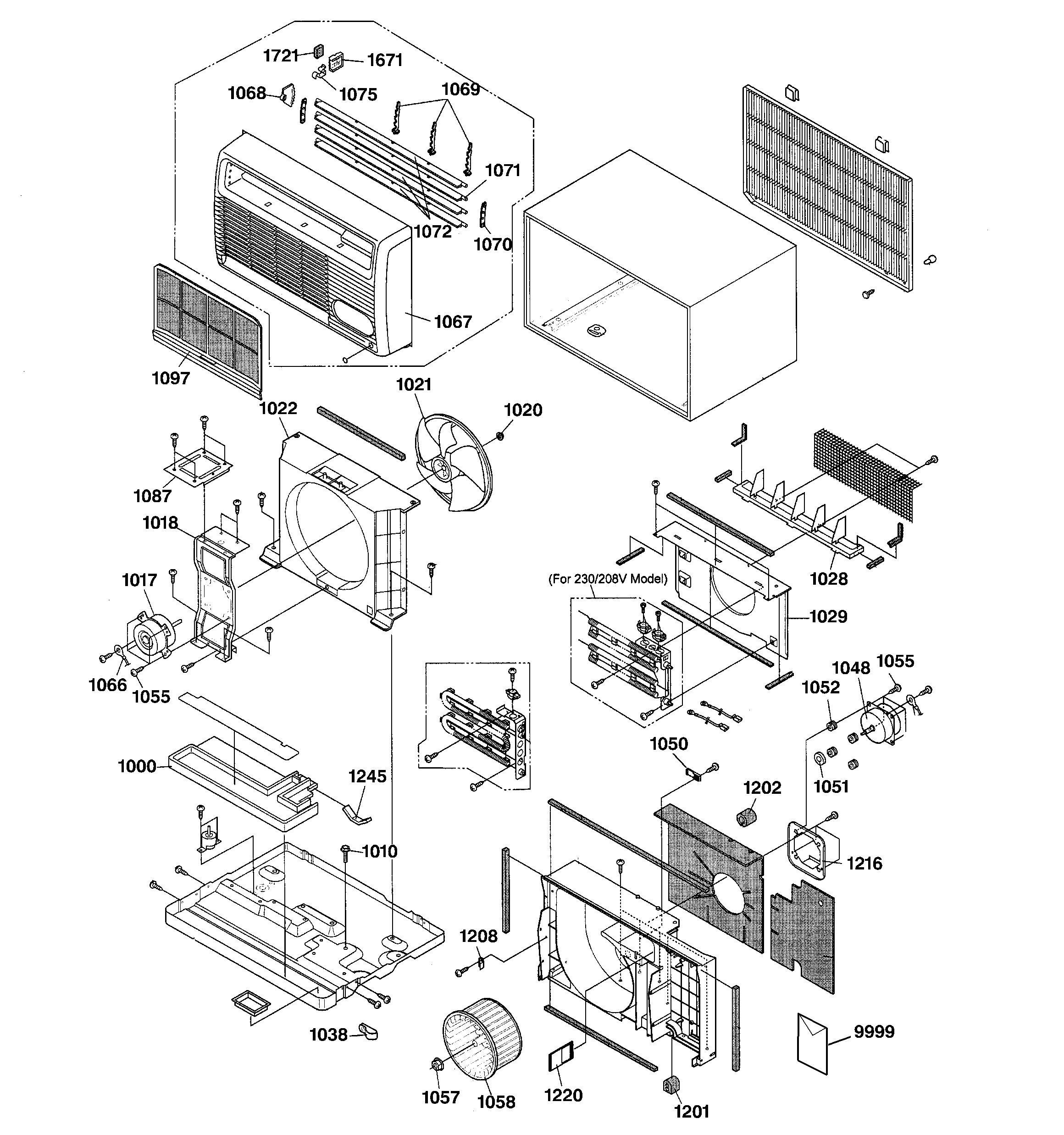Cabinet & components