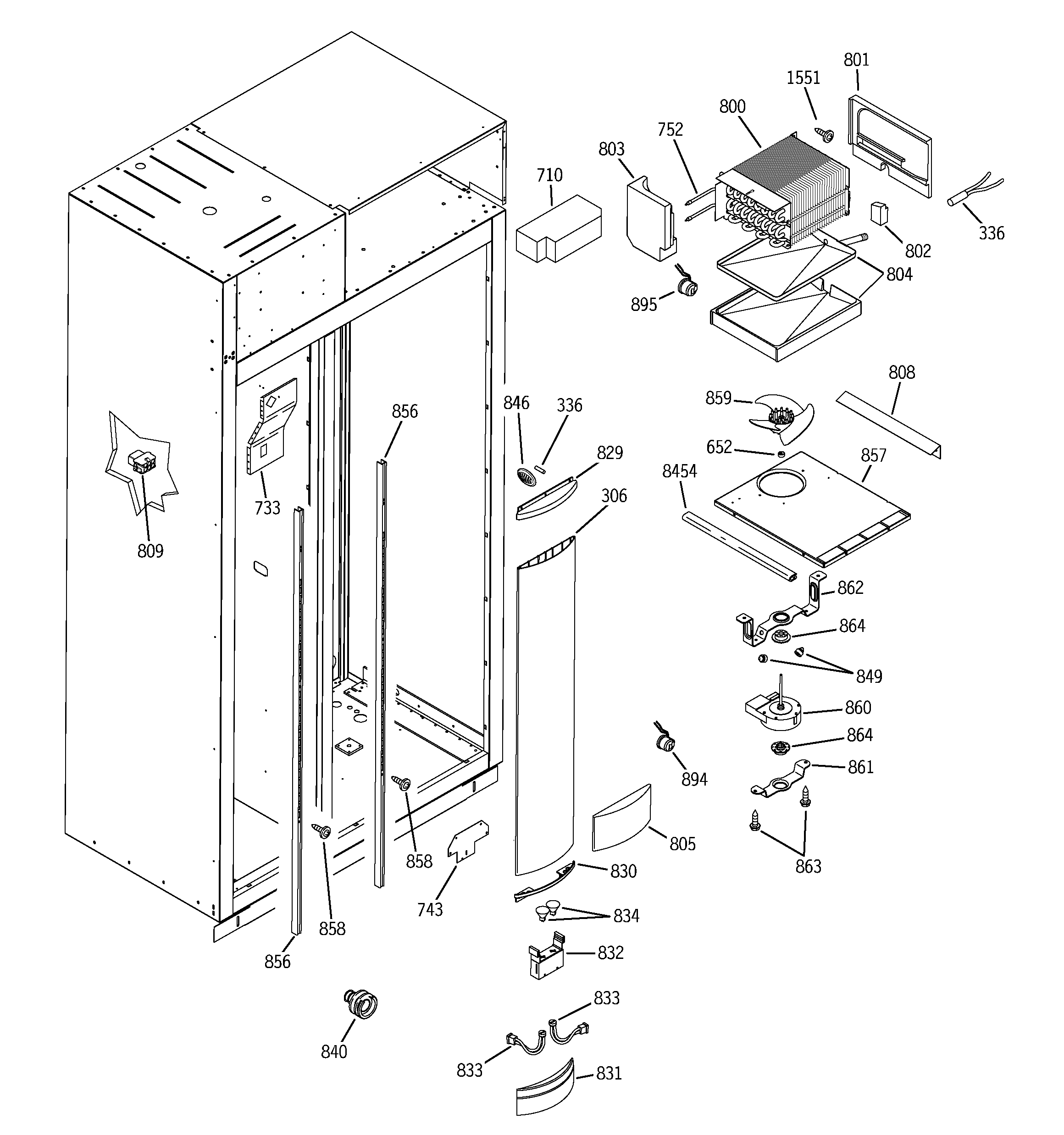 Freezer section