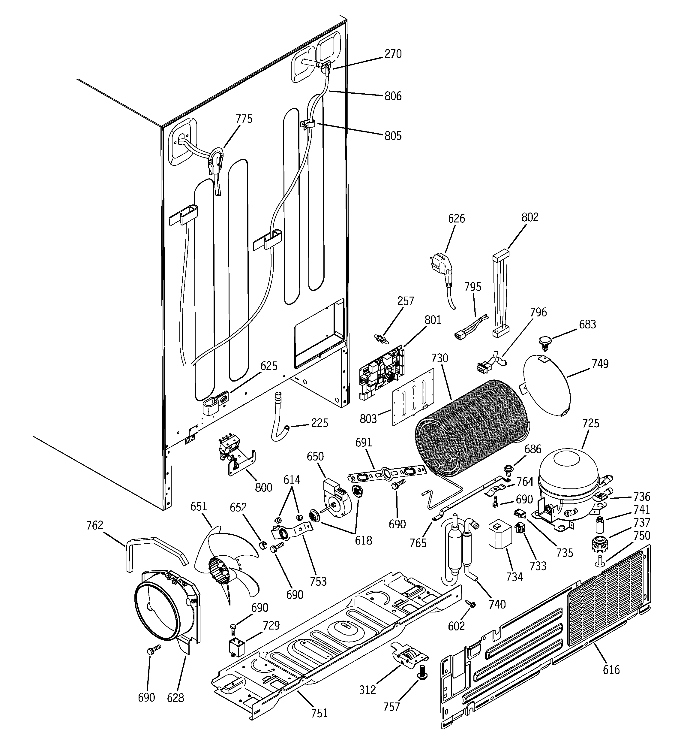 SEALED SYSTEM & MOTHER BOARD