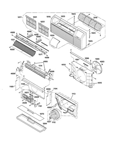 Grille & air moving parts