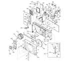 GE AZ35H15D2DM1 motor & chassis parts diagram