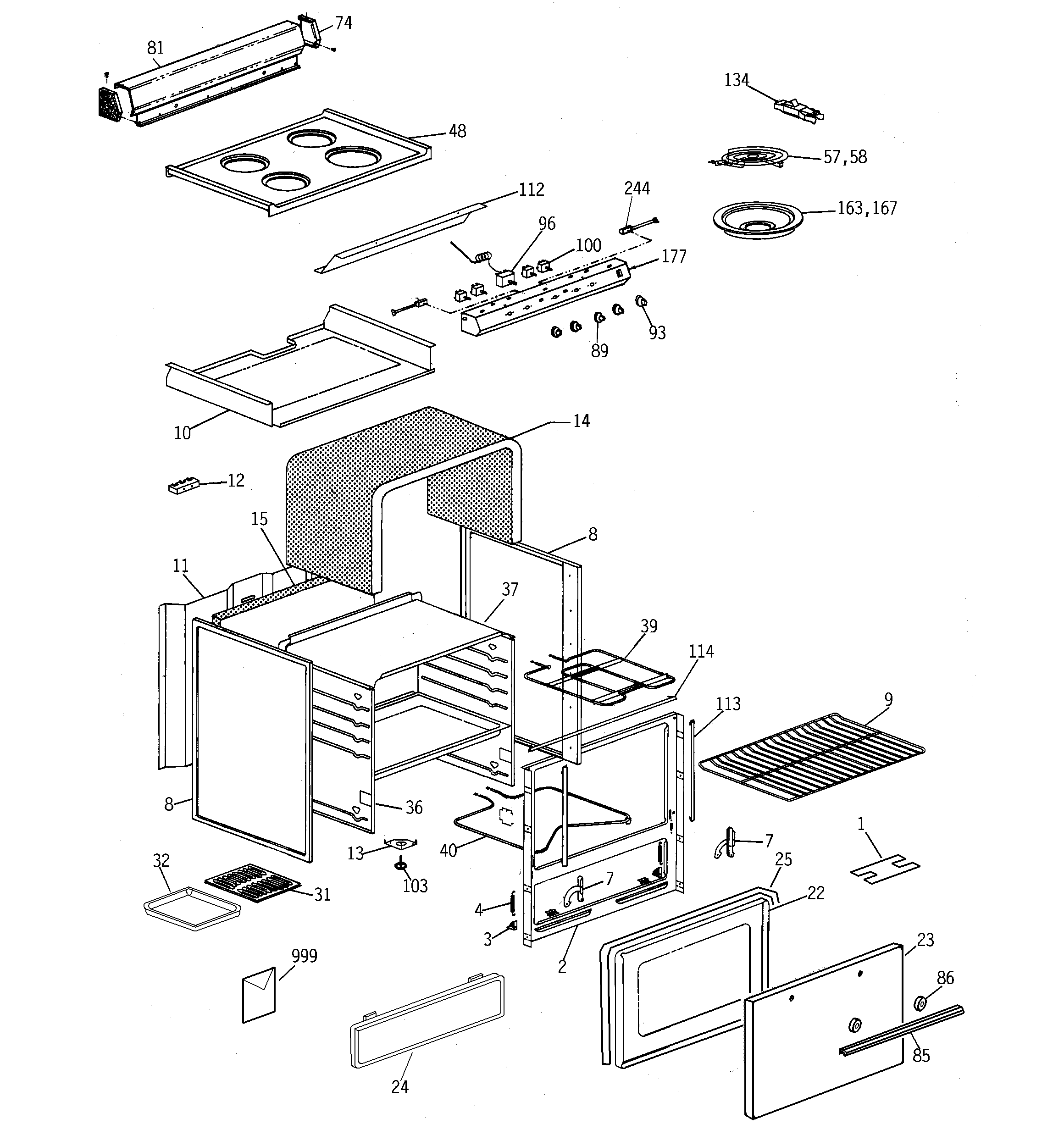 RANGE PARTS