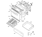 Hotpoint RGB745BEA3CT door & drawer parts diagram