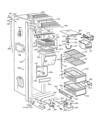 Freezer section