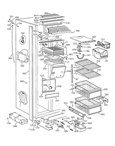Freezer section