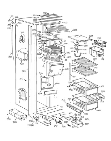 Freezer section