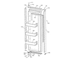 GE ZIS36NTE fresh food door diagram