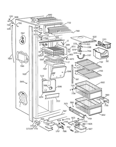 Freezer section