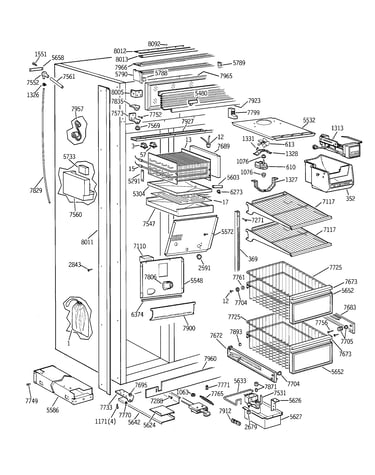 Freezer section