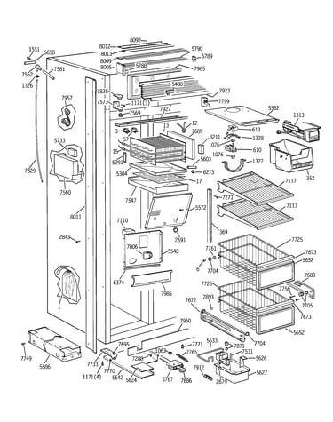 Freezer section