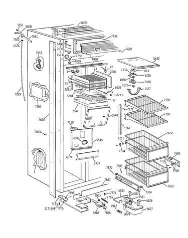 Freezer section