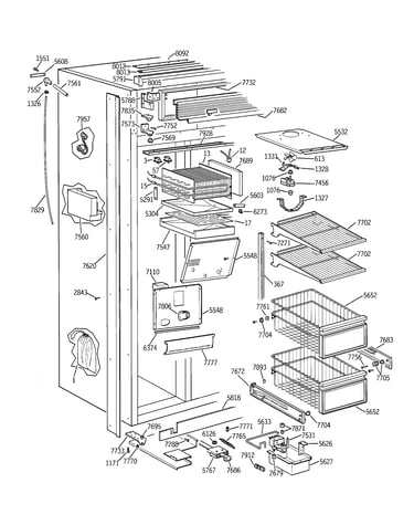 Freezer section