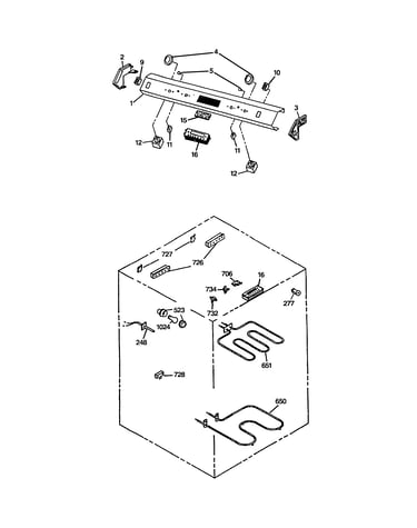Control panel & electrical componen
