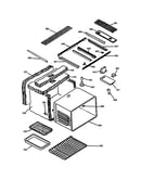 Maintop & oven assembly