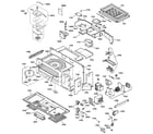 GE JVM1190SY01 body parts diagram