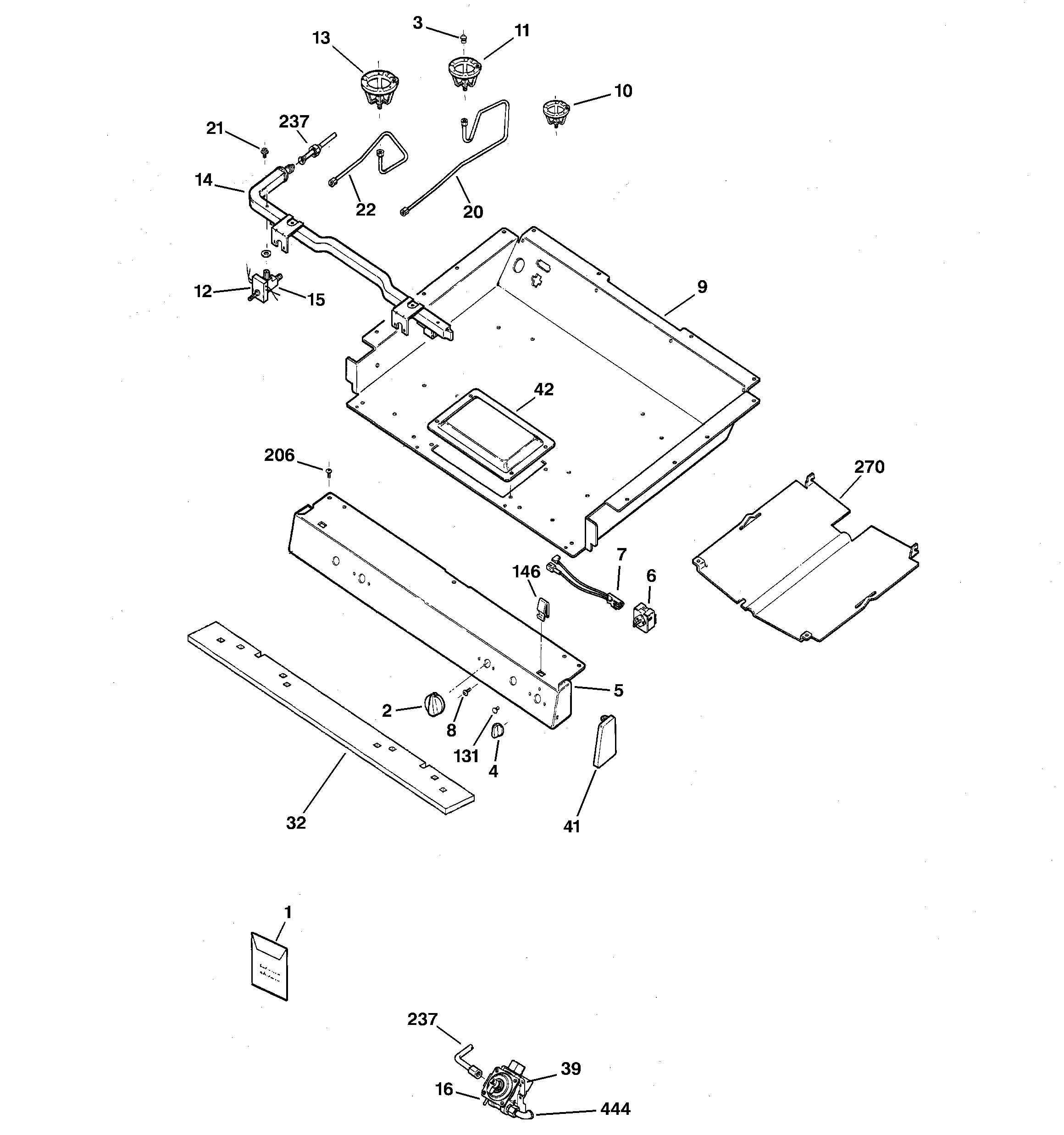 Gas & burner parts