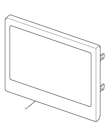 Microwave door