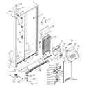 GE GSG22KBPAFBB freezer section diagram