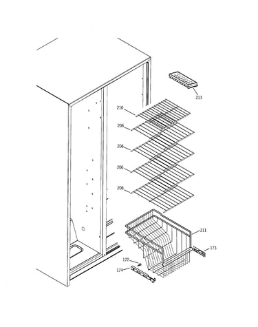 Freezer shelves