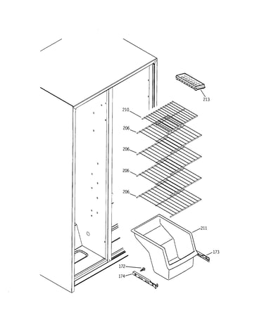 Freezer shelves