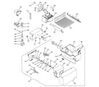 GE GSS22UFPAWW ice maker & dispenser diagram