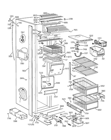 Freezer section