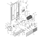 GE GSG25IEPAFWW sealed system & mother board diagram