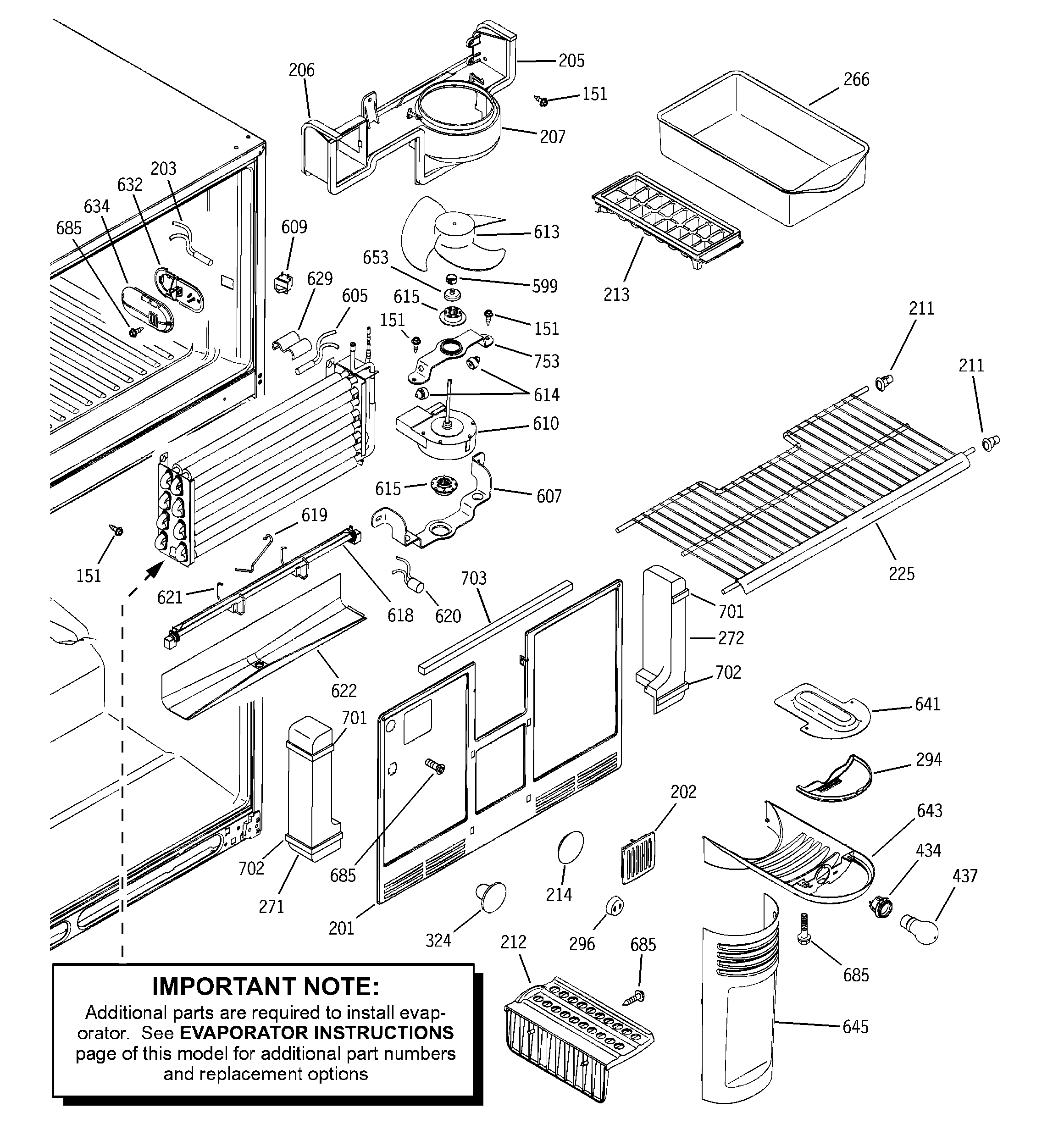 Freezer section